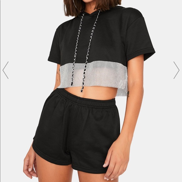 BOLD BLING SHORTS SET - Picture 2 of 4